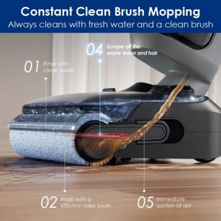 cordless vacuum cleaner smart LED display